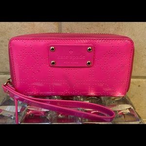Kate Spade hot pink wristlet